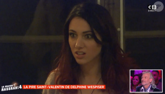 Delphine Wespiser piégée par Cyril Hanouna dans "La grande rassrah 4" - jeudi 25 avril 2019, sur C8