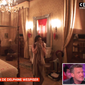 Delphine Wespiser piégée par Cyril Hanouna dans "La grande rassrah 4" - jeudi 25 avril 2019, sur C8