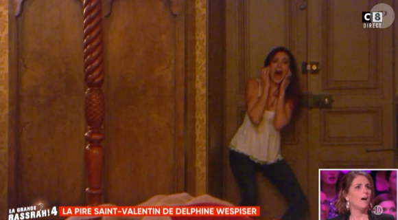 Delphine Wespiser piégée par Cyril Hanouna dans "La grande rassrah 4" - jeudi 25 avril 2019, sur C8