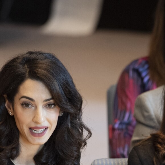Amal Clooney, Nadia Murad - Conférence "Women and peace and security: Sexual vialence in conflict" aux Nations Unies à New York. Le 23 avril 2019