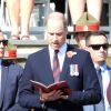 Le prince William a assisté au côté du Premier ministre néo-zélandais au service commémoratif de l'Anzac Day à Auckland en Nouvelle-Zélande le 24 avril 2019.