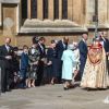 Le prince William, duc de Cambridge, et la duchesse Catherine de Cambridge assistaient le 21 avril 2019 à la messe de Pâques à la chapelle St-George au château de Windsor.