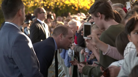 Le prince William rencontrant le public en Nouvelle-Zélande en avril 2019