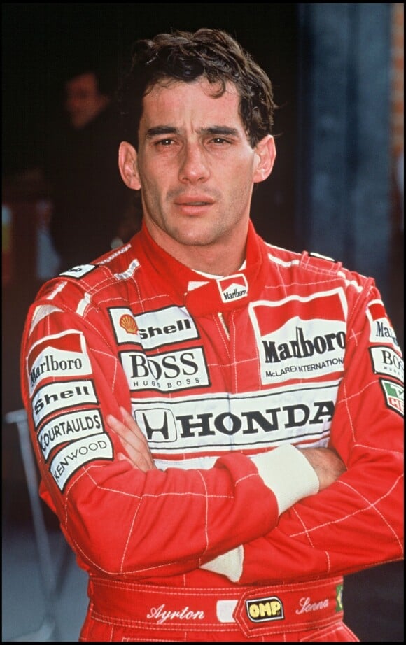 Ayrton Senna à Silverstone le 5 juillet 1992.