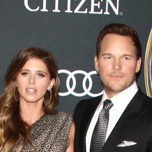 Chris Pratt et sa fiancée Katherine Schwarzenegger - Avant-première du film "Avengers: Endgame" à Los Angeles, le 22 avril 2019.