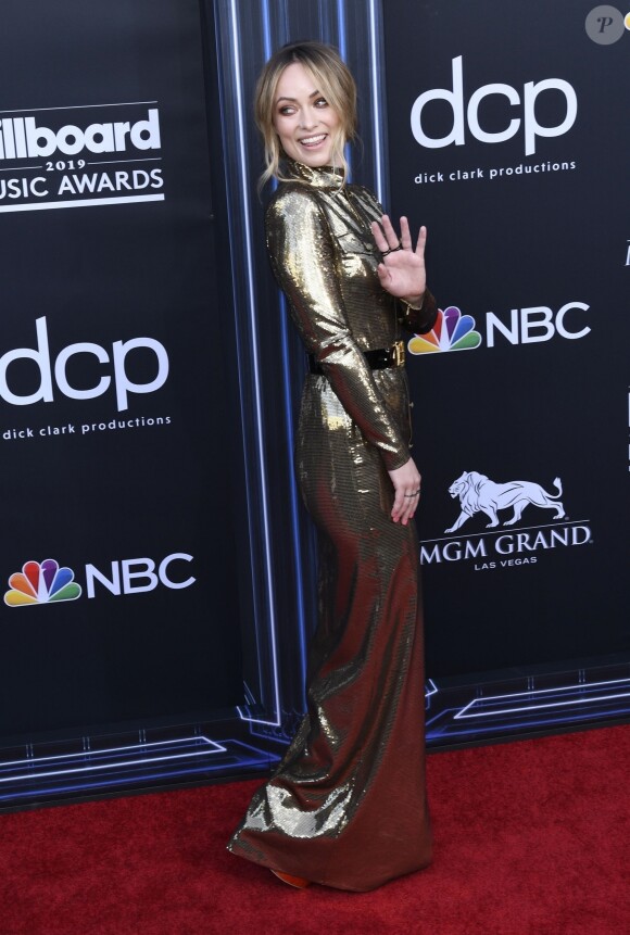 Olivia Wilde à la soirée Billboard Music Awards 2019 au MGM Grand Garden Arena à Las Vegas, le 1er mai 2019.