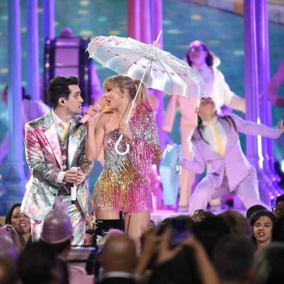 Taylor Swift et Brendon Urie - "Billboards Music Awards 2019" au MGM Grand Garden Arena à Las Vegas, le 1er mai 2019.