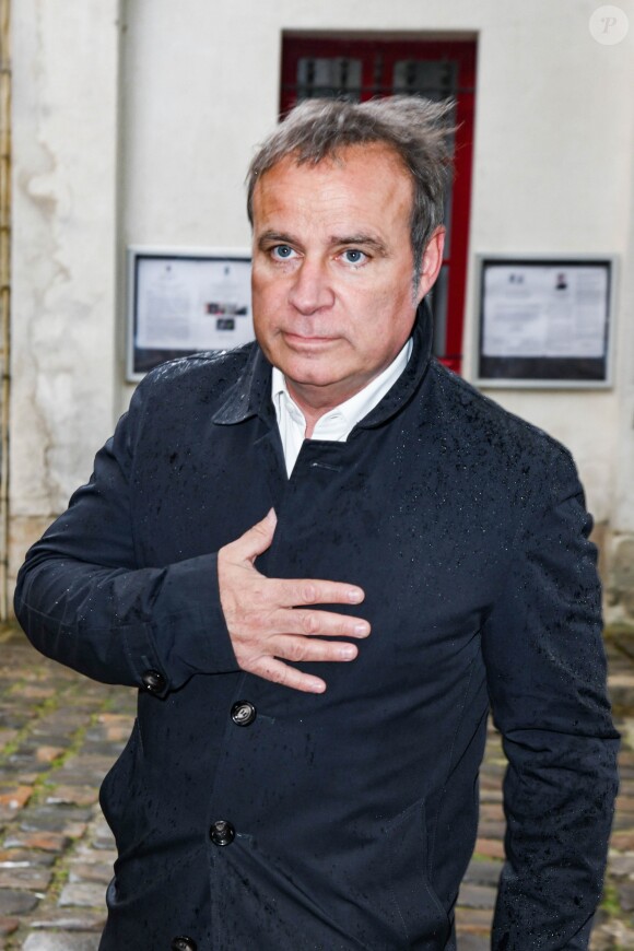 Fabien Lecoeuvre - Obsèques de Dick Rivers en l'église Saint-Pierre de Montmartre à Paris le 2 mai 2019.