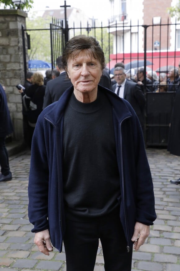 Michel Orso lors des obsèques de Dick Rivers en l'église Saint-Pierre de Montmartre à Paris le 2 mai 2019.