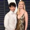 Joe Jonas et sa fiancée Sophie Turner à la soirée Vanity Fair Oscar Party à Los Angeles, le 24 février 2019.