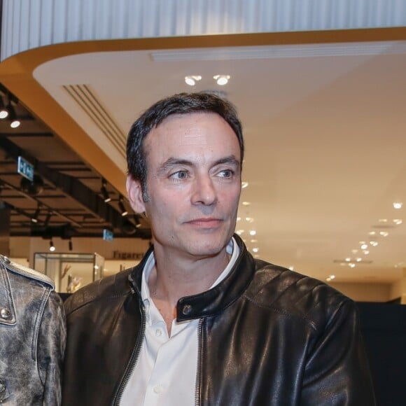 Exclusif - Lancement de la collection cuirs Anthony Delon 1985 en présence du créateur Anthony Delon au Pop-Up Store "Anthony Delon 1985" du Printemps Haussmann à Paris, le 19 janvier 2018. © Philippe Doignon/Bestimage