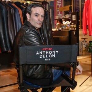 Exclusif - Lancement de la collection cuirs Anthony Delon 1985 en présence du créateur Anthony Delon au Pop-Up Store "Anthony Delon 1985" du Printemps Haussmann à Paris, le 19 janvier 2018. © Philippe Doignon/Bestimage