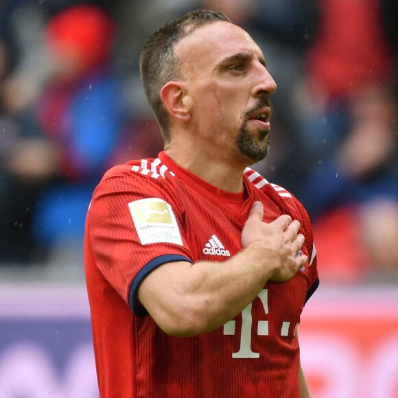 Franck Ribéry lors du match Bayern Munich-Hanovre le 4 mai 2019.