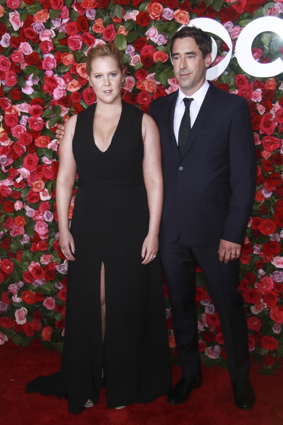 Info - Amy Schumer est enceinte - Amy Schumer et son mari Chris Fischer - 72ème cérémonie annuelle des Tony Awards au Radio City Music Hall à New York, le 10 juin 2018.