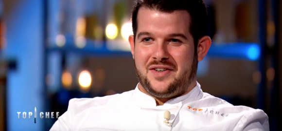 Guillaume lors de la demi-finale de "Top Chef 10" mercredi 1er mai 2019 sur M6.