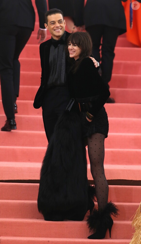Charlotte Gainsbourg et Rami Malek - 71ème édition du Met Gala sur le thème "Camp: Notes on Fashion" au Metropolitan Museum of Art à New York, le 6 mai 2019. © Morgan Dessalles / Charles Guerin / Bestimage