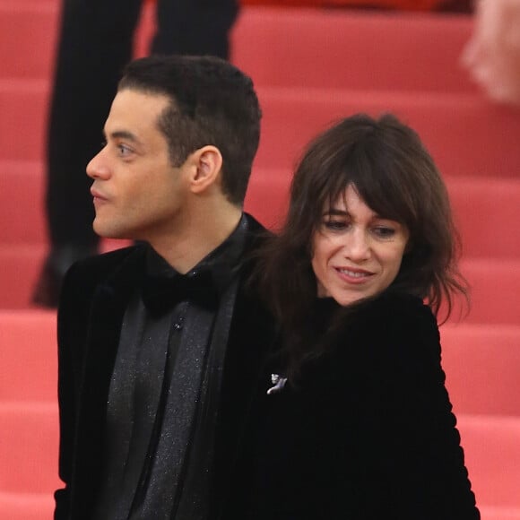 Charlotte Gainsbourg et Rami Malek - 71ème édition du Met Gala sur le thème "Camp: Notes on Fashion" au Metropolitan Museum of Art à New York, le 6 mai 2019. © Morgan Dessalles / Charles Guerin / Bestimage