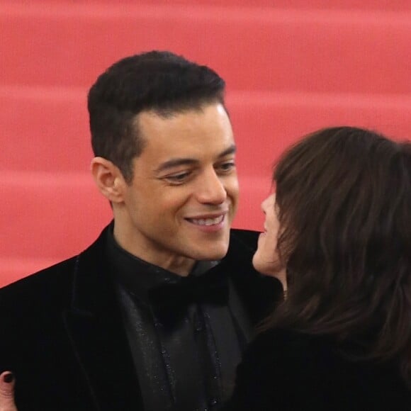 Charlotte Gainsbourg et Rami Malek - 71ème édition du Met Gala sur le thème "Camp: Notes on Fashion" au Metropolitan Museum of Art à New York, le 6 mai 2019. © Morgan Dessalles / Charles Guerin / Bestimage