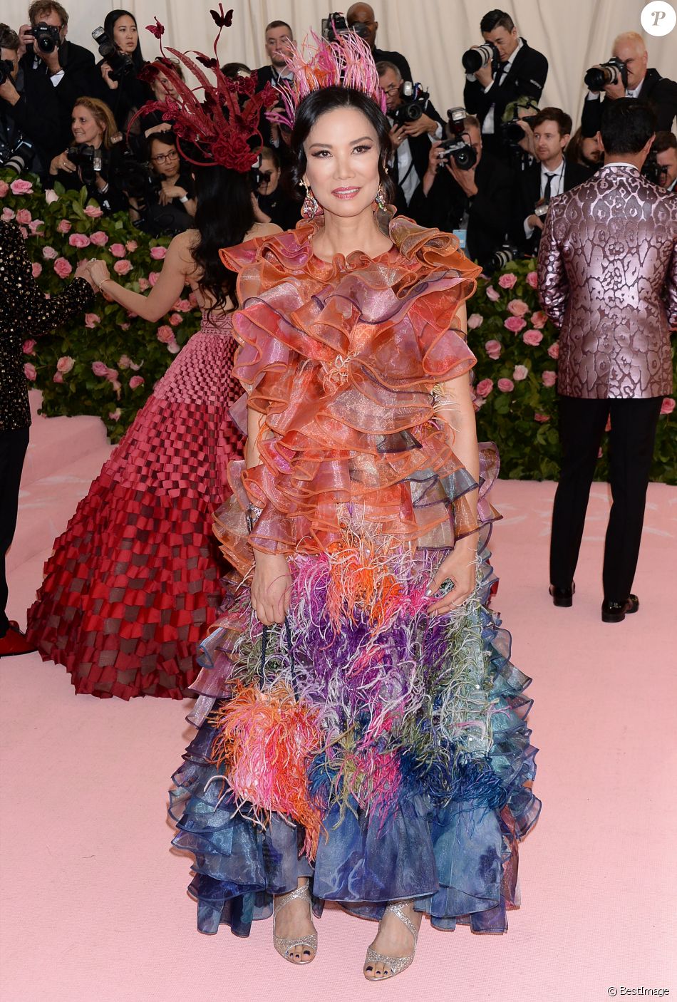 Wendi Deng Murdoch Arrivées des people à la 71ème édition du MET Gala