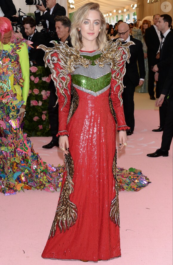 Saoirse Ronan - Arrivées des people à la 71ème édition du MET Gala (Met Ball, Costume Institute Benefit) sur le thème "Camp: Notes on Fashion" au Metropolitan Museum of Art à New York, le 6 mai 2019