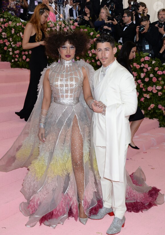 Priyanka Chopra et son mari Nick Jonas - Arrivées des people à la 71ème édition du MET Gala (Met Ball, Costume Institute Benefit) sur le thème "Camp: Notes on Fashion" au Metropolitan Museum of Art à New York, le 6 mai 2019