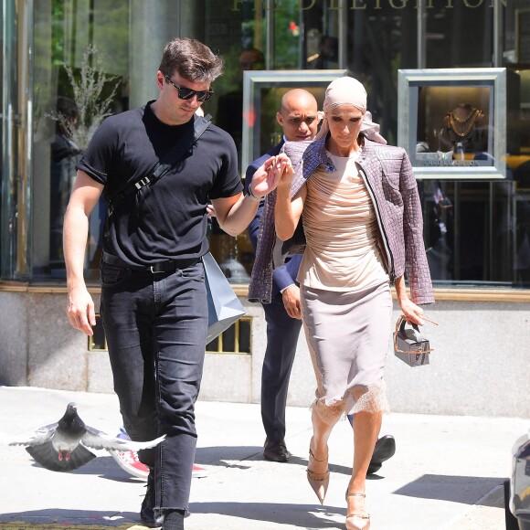 Céline Dion et Pepe Munoz dans les rues de New York, le 8 mai 2019