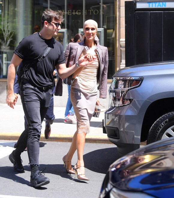 Céline Dion et Pepe Munoz dans les rues de New York, le 8 mai 2019