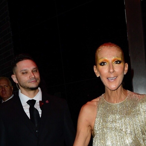 Celine Dion et Pepe Munoz arrivent à l'after party du Met Gala à New York, le 6 mai 2019