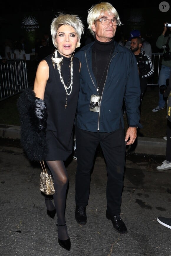 Lisa Rinna et son mari Harry Hamlin - Les célébrités déguisées pour la soirée "Casamigos Halloween Party" à Beverly Hills, le 26 octobre 2018