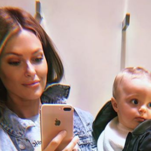 Caroline Receveur et son fils Marlon - 26 avril 2019