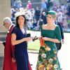 Lady Kitty Spencer - Les invités arrivent à la chapelle St. George pour le mariage du prince Harry et de Meghan Markle au château de Windsor, Royaume Uni, le 19 mai 2018.