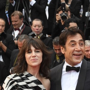 Javier Bardem et Charlotte Gainsbourg à la première de "The Dead Don't Die" lors de l'ouverture du 72e Festival International du Film de Cannes, le 14 mai 2019.