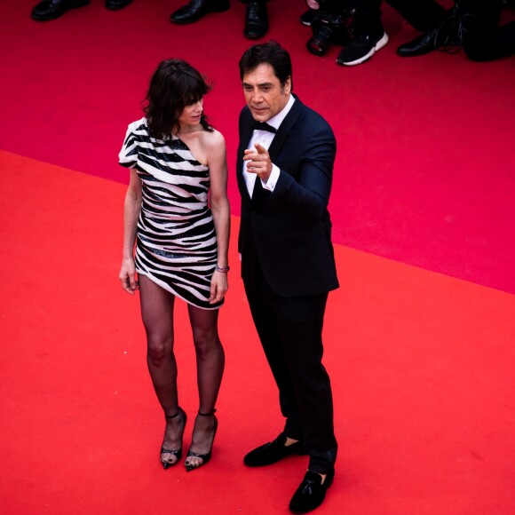 Charlotte Gainsbourg et Javier Bardem - Montée des marches du film "The Dead Don't Die" lors de la cérémonie d'ouverture du 72e Festival International du Film de Cannes. Le 14 mai 2019 © Borde / Jacovides / Moreau / Bestimage