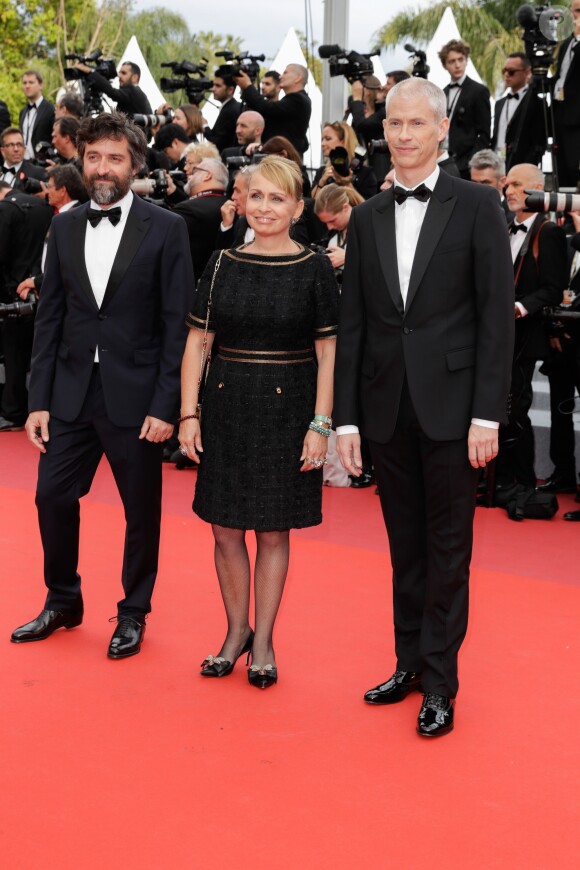 Franck Riester, ministre de la Culture, Mathieu Demy et sa soeur Rosalie Varda - Montée des marches du film "The Dead Don't Die" lors de la cérémonie d'ouverture du 72e Festival International du Film de Cannes. Le 14 mai 2019 © Borde / Bestimage