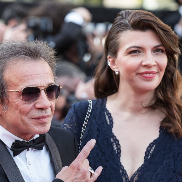 Philippe Manoeuvre et sa femme Candice - Montée des marches du film "Les Misérables" lors du 72ème Festival International du Film de Cannes. Le 15 mai 2019 © Jacovides-Moreau / Bestimage