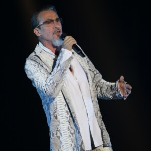 Florent Pagny décide pour son 55e anniversaire de remonter sur scène et d'offrir à son public une série de concerts exceptionnels dans la toute la France avec sa nouvelle tournée événement " 55 tour " . Lille le 22 septembre 2017. © Stéphane Vansteenkiste / Bestimage