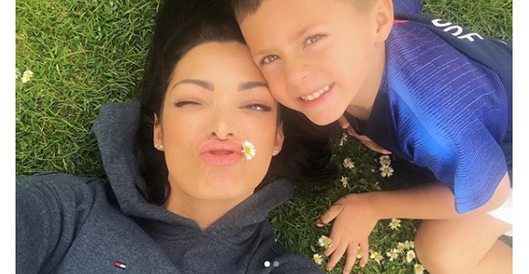 Emilie Nef Naf et son fils Menzo - Instagram, 30 avril 2019