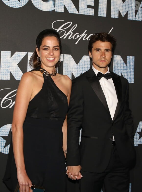 Anouchka Delon et son compagnon Julien Dereims lors de la soirée du film "Rocketman" sur la plage du Carlton lors du 72ème Festival International du Film de Cannes, le 16 mai 2019. © Denis Guignebourg/Bestimage
