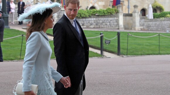 Prince Harry au bras d'une jolie brune au mariage de Gabriella Windsor