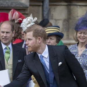 le prince Harry - Mariage de Lady Gabriella Windsor avec Thomas Kingston dans la chapelle Saint-Georges du château de Windsor le 18 mai 2019.