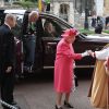 Elizabeth II et son mari le prince Philip - Mariage de Lady Gabriella Windsor avec Thomas Kingston dans la chapelle Saint-Georges du château de Windsor le 18 mai 2019. 