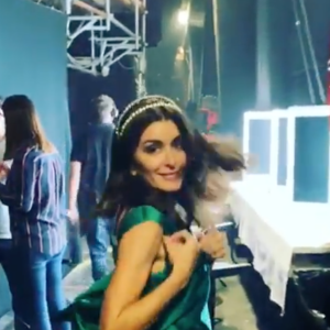 Jenifer sur le plateau de "The Voice", le 18 mai 2019.