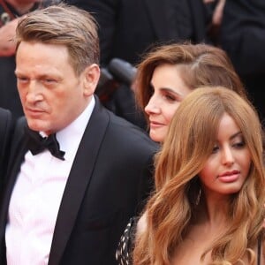 Benoit Magimel, Clotilde Courau (Robe Elie Saab), Zahia Dehar, Rebecca Zlotowski, Mina Farid - Montée des marches du film "A Hidden Life" lors du 72ème Festival International du Film de Cannes. Le 19 mai 2019 © Jacovides-Moreau / Bestimage