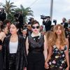 Guest et Zahia Dehar - Montée des marches du film "A Hidden Life" lors du 72ème Festival International du Film de Cannes. Le 19 mai 2019 © Borde / Bestimage