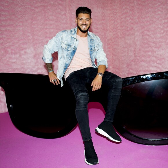 Rayane Bensetti à la soirée d'inauguration de l'espace éphémère "Playground by Krys" à Paris, le 16 mai 2019.