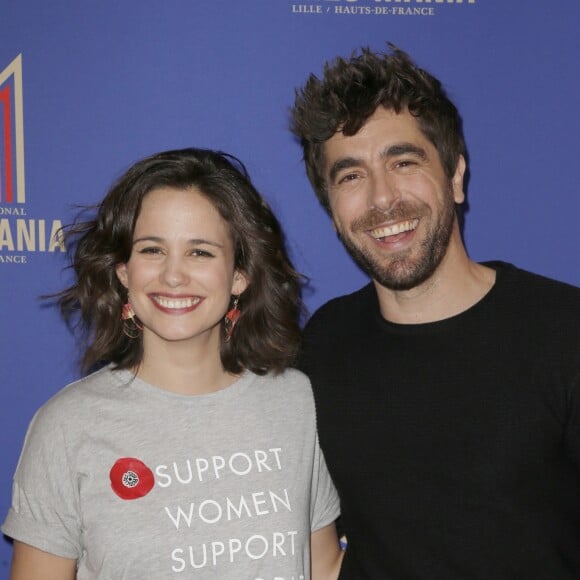 Lucie Lucas et Agustin Galiana de la série "Clem" à la 10e édition du Festival Series Mania à Lille, le 24 mars 2019. © Christophe Aubert