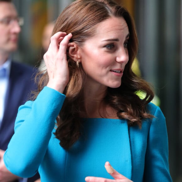 Le prince William et Catherine Kate Middleton quittent le siège de la BBC à Londres le 15 novembre 2018.