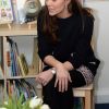 Kate Catherine Middleton, duchesse de Cambridge, enceinte, assiste à l'inauguration de la "The Clore Art Room" à l'école primaire Barbly à Londres. Le 15 janvier 2015.
