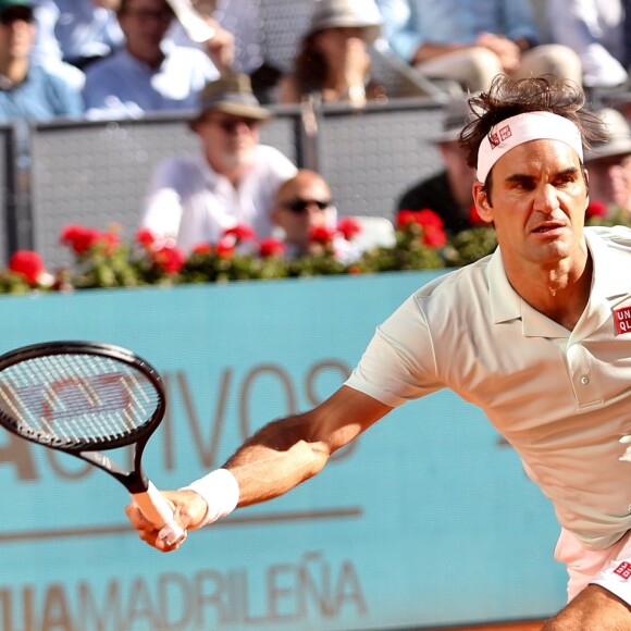 Roger Federer lors de l' Open de Tennis de Madrid en 2019 le 10 mai 201910/05/2019 - Madrid