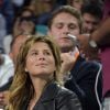 Mirka Federer assiste au match Roger Federer contre Kevin Anderson lors du 11ème jour du tournoi "Miami Open" en Floride, le 28 mars 2019.  Roger Federer of Switzerland defeats Kevin Anderson of South Africa during day eleven of the Miami Open tennis on March 28, 2019 in Miami Gardens, Florida. March 28th, 2019.28/03/2019 - Miami